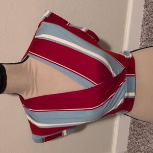 Beautiful soft crop top low v neck